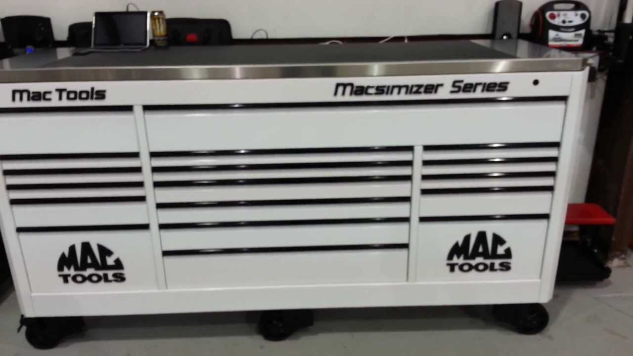 mac tools hutch for snap on tool box